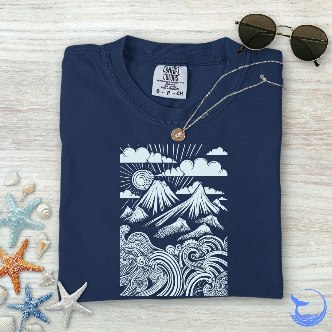 Ocean & Mountains Comfort Colors T-Shirt