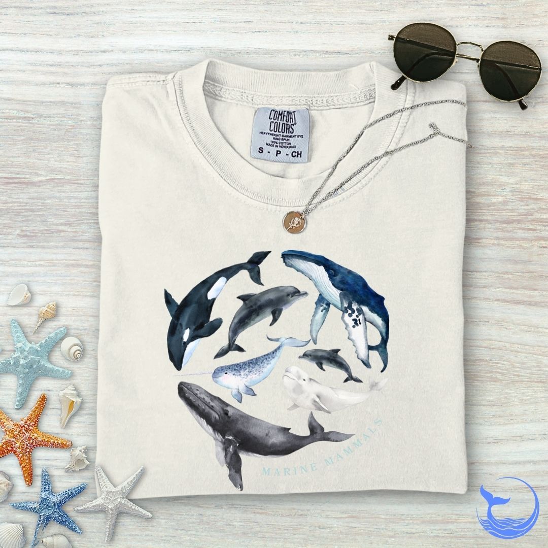 Marine Mammals Comfort Colors T-Shirt
