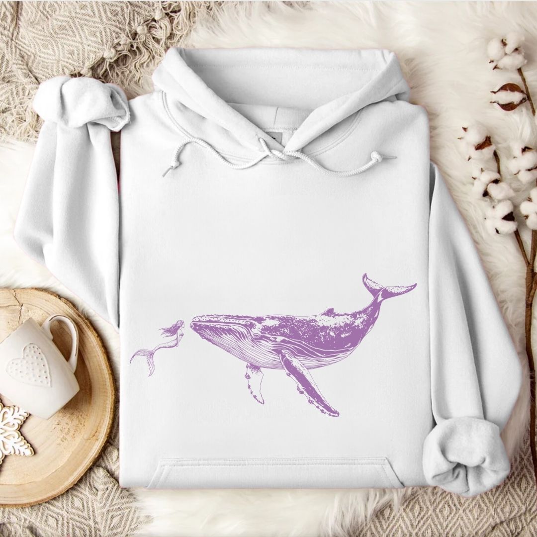 Mermaid & Whale Hoodie