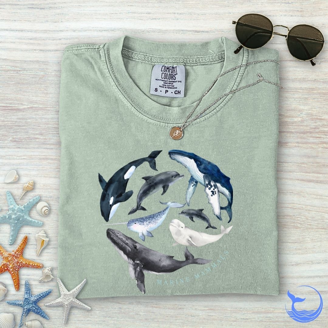 Marine Mammals Comfort Colors T-Shirt