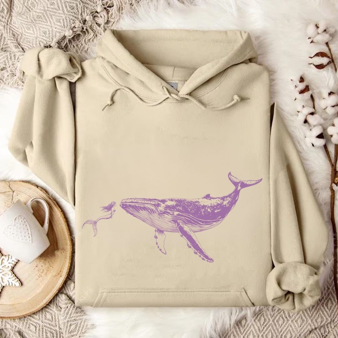 Mermaid & Whale Hoodie