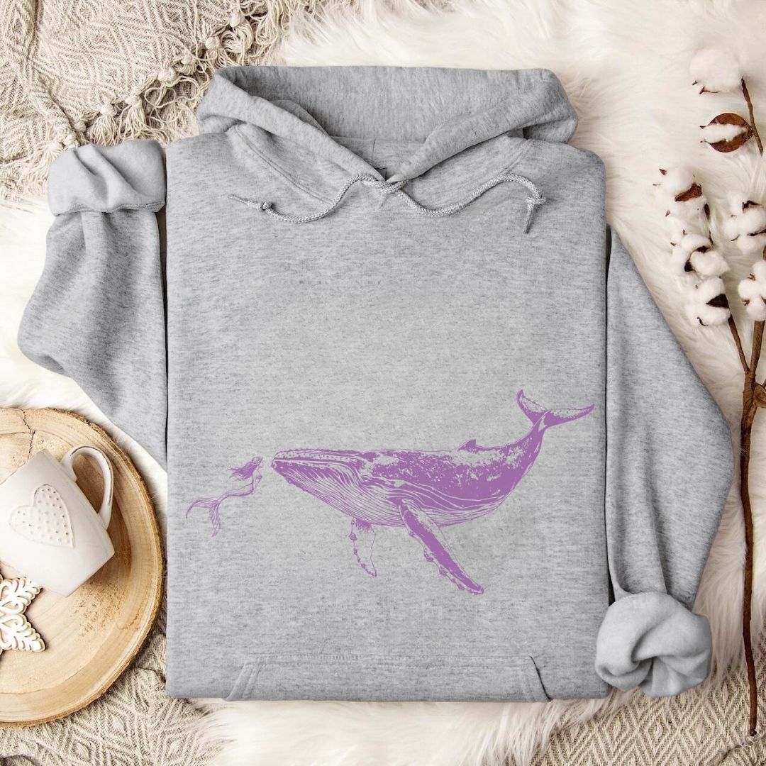 Mermaid & Whale Hoodie