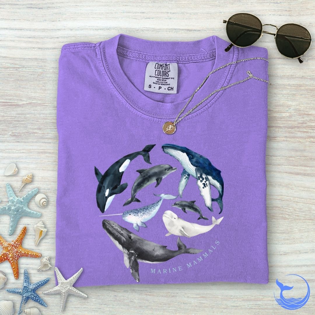 Marine Mammals Comfort Colors T-Shirt
