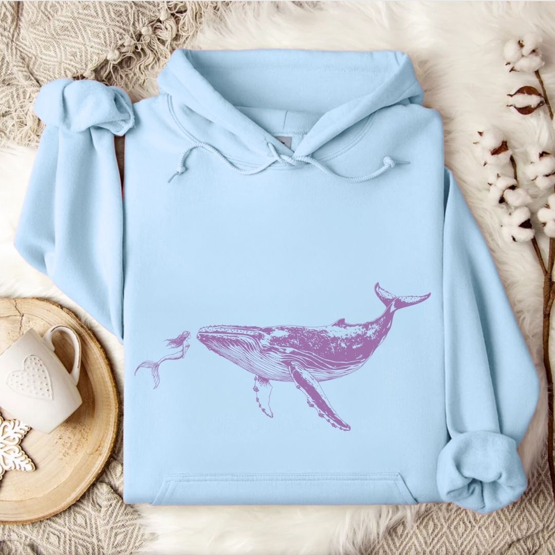 Mermaid & Whale Hoodie