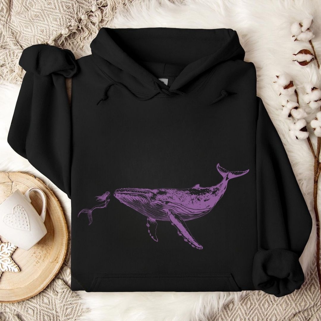 Mermaid & Whale Hoodie