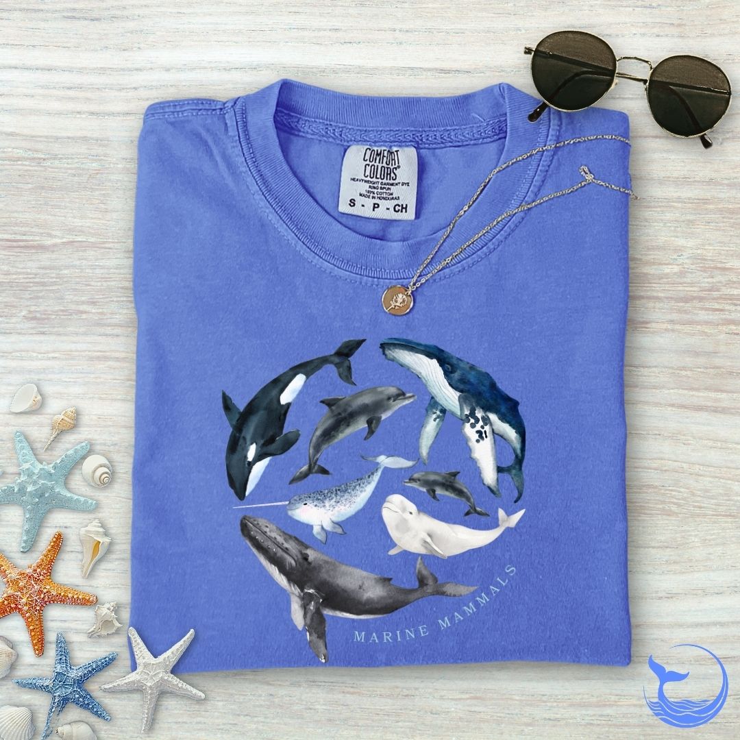 Marine Mammals Comfort Colors T-Shirt