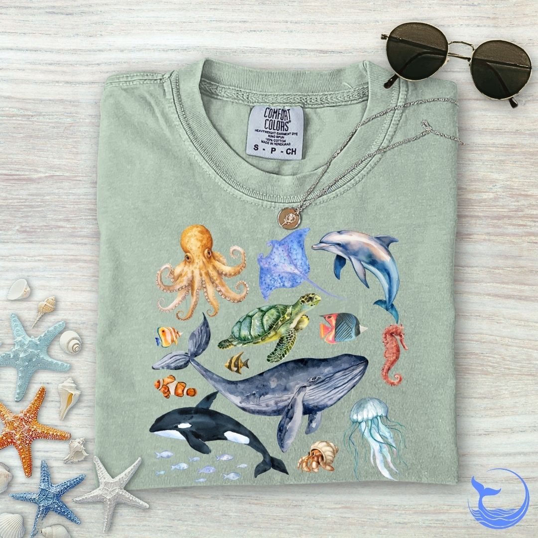 Marine Life Comfort Colors T-Shirt