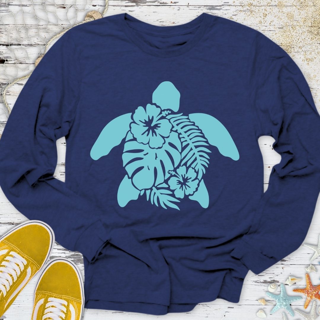 Plant Turtle Long Sleeve Tee