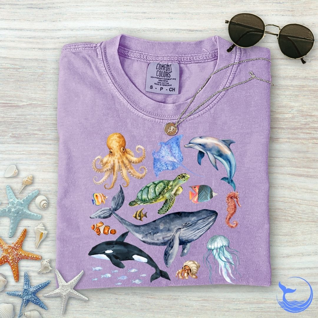 Marine Life Comfort Colors T-Shirt