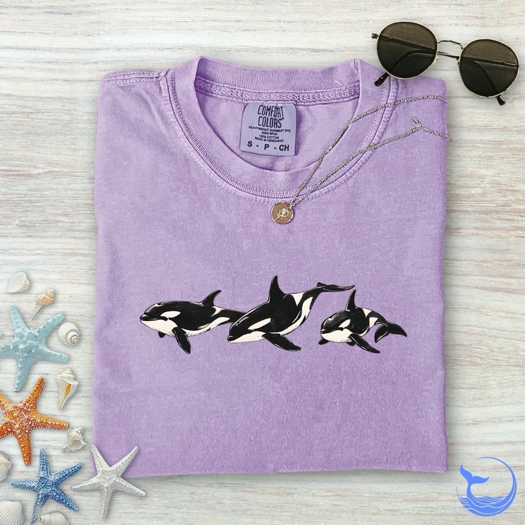 3 Vintage Orcas Comfort Colors T-Shirt