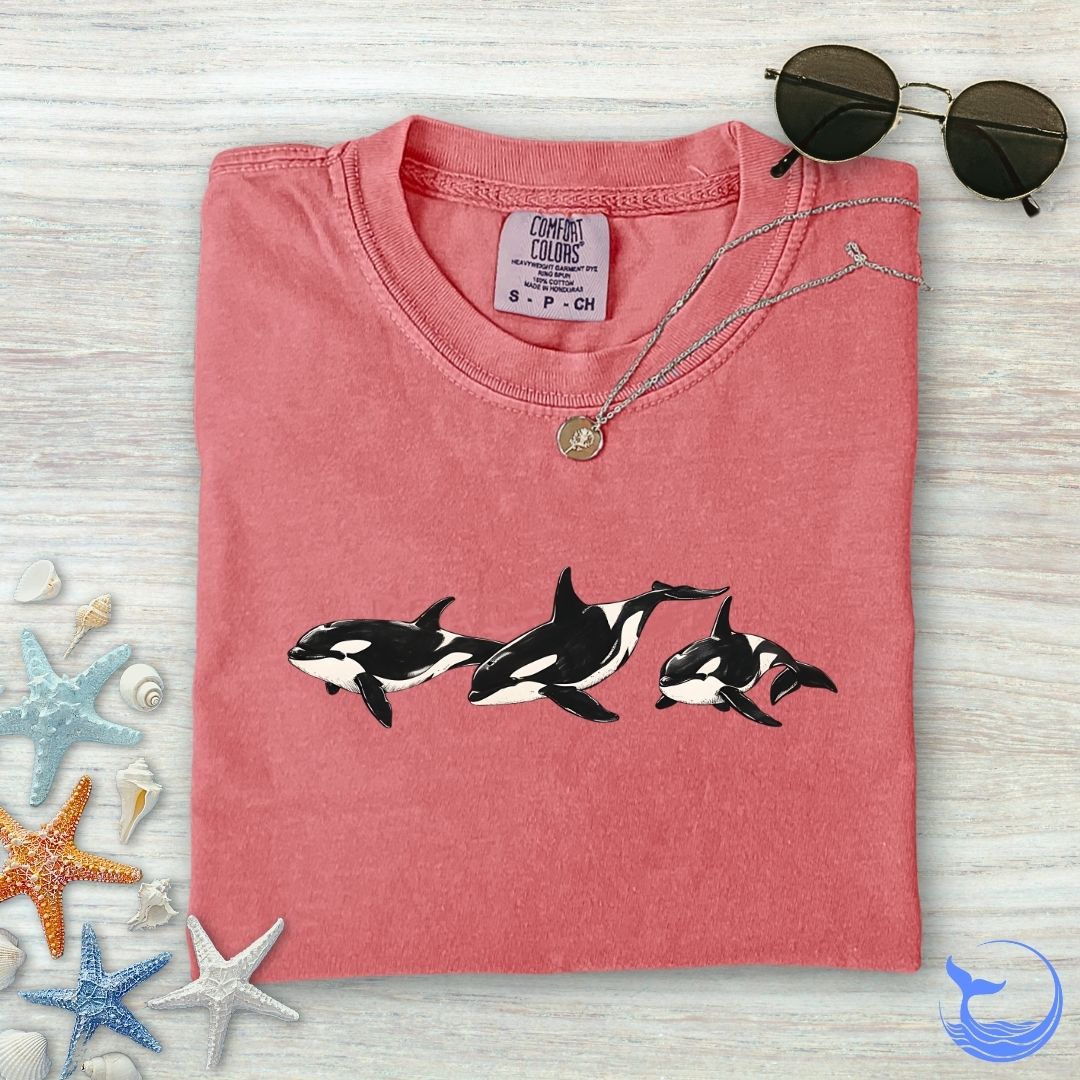 3 Vintage Orcas Comfort Colors T-Shirt