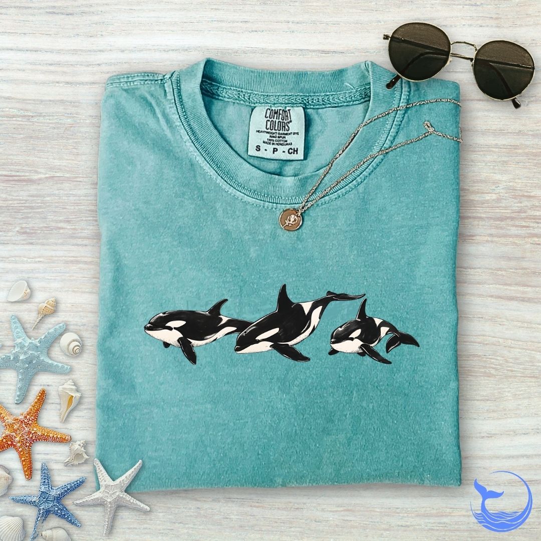 3 Vintage Orcas Comfort Colors T-Shirt