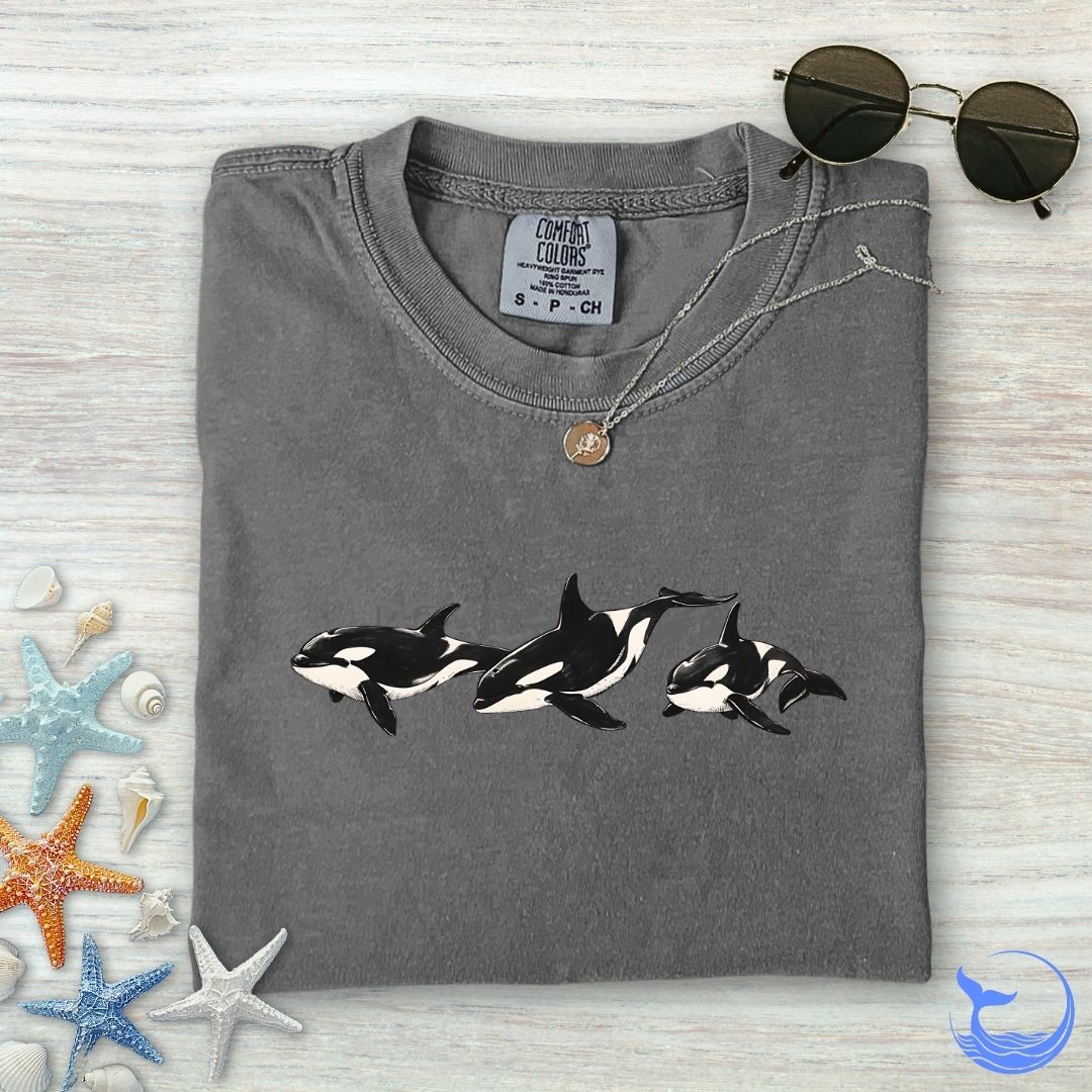 3 Vintage Orcas Comfort Colors T-Shirt
