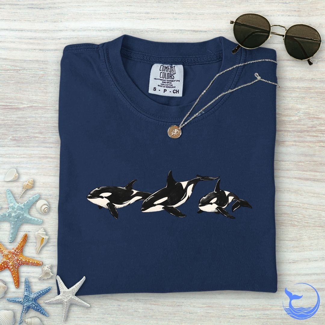 3 Vintage Orcas Comfort Colors T-Shirt
