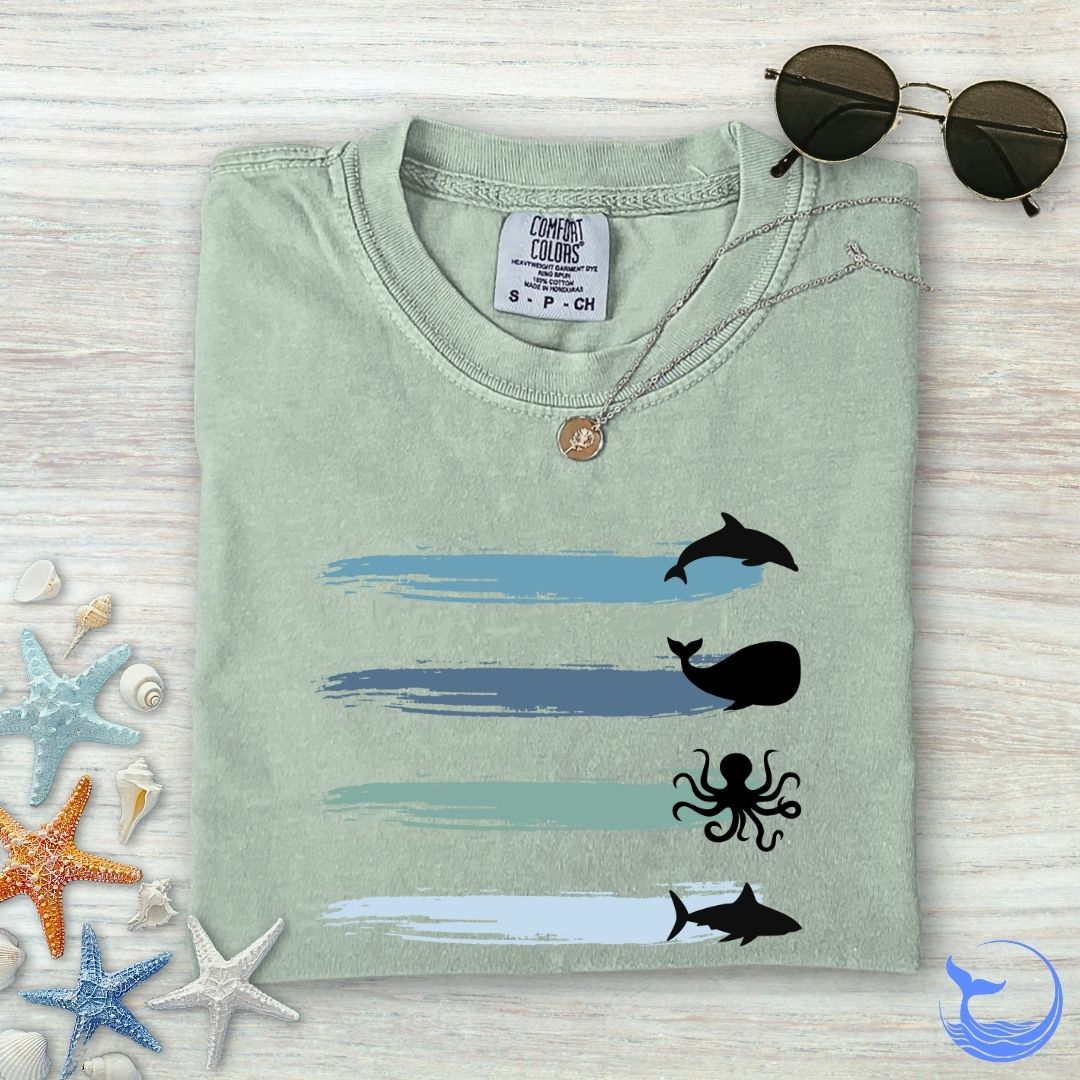 Marine Paths Comfort Colors T-Shirt