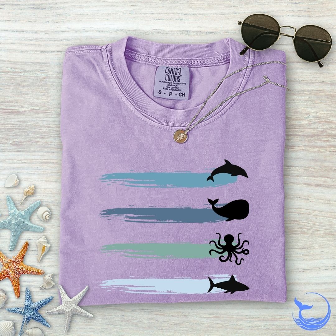 Marine Paths Comfort Colors T-Shirt