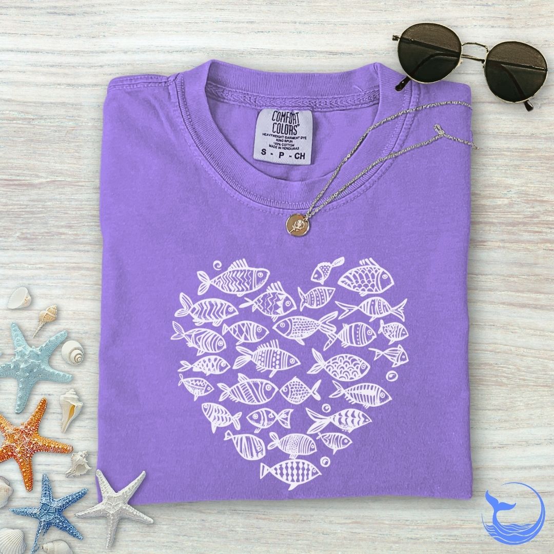 Heart Of Fish Comfort Colors T-Shirt
