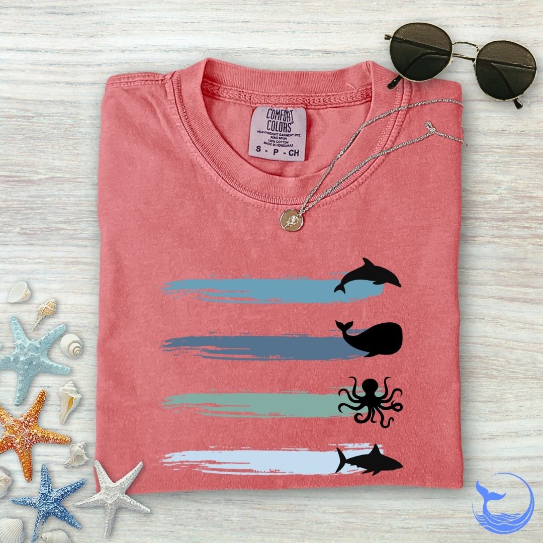 Marine Paths Comfort Colors T-Shirt