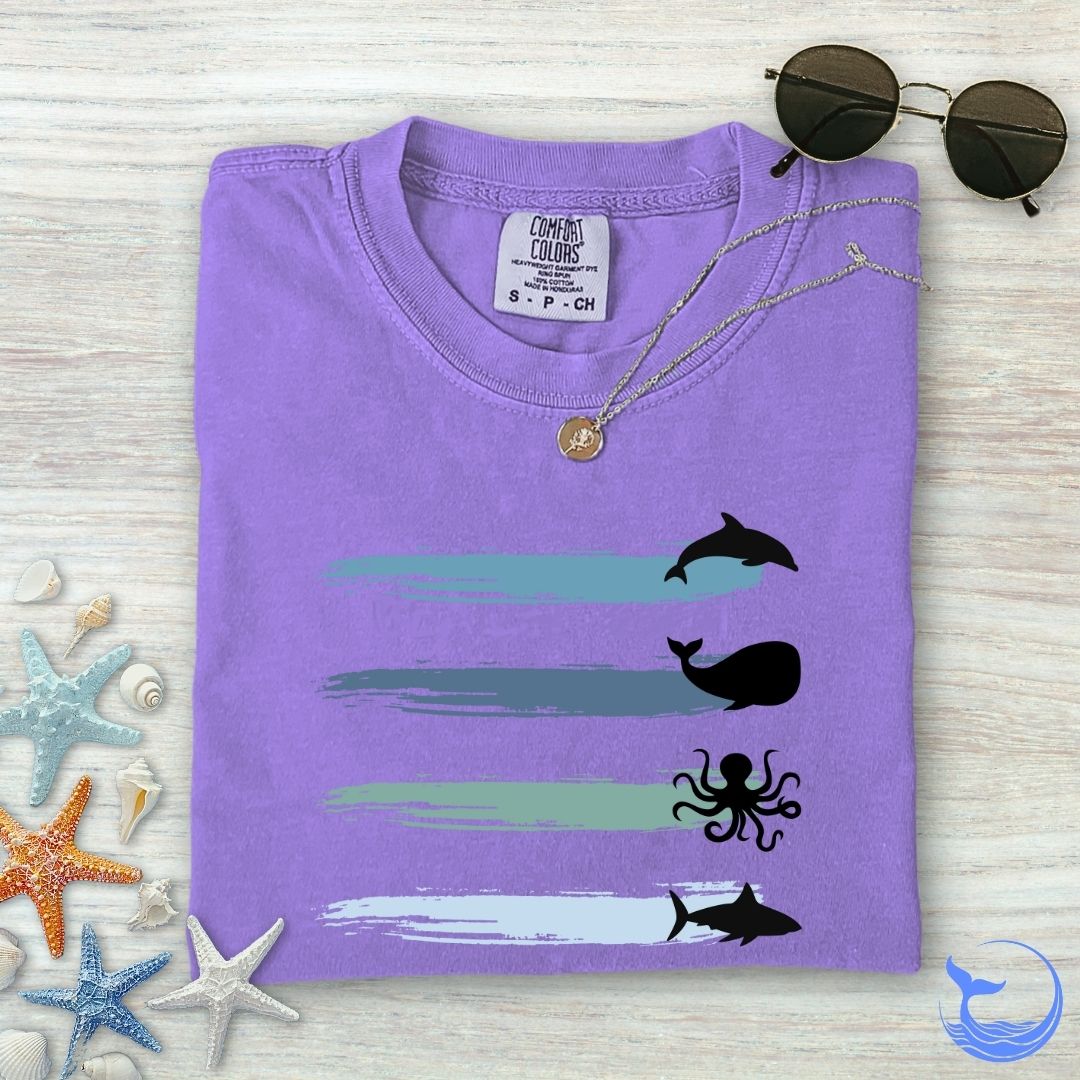 Marine Paths Comfort Colors T-Shirt