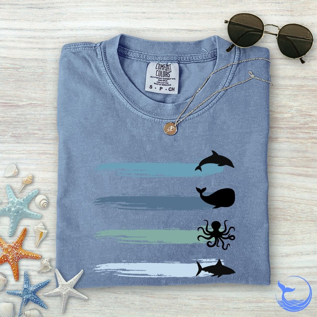 Marine Paths Comfort Colors T-Shirt