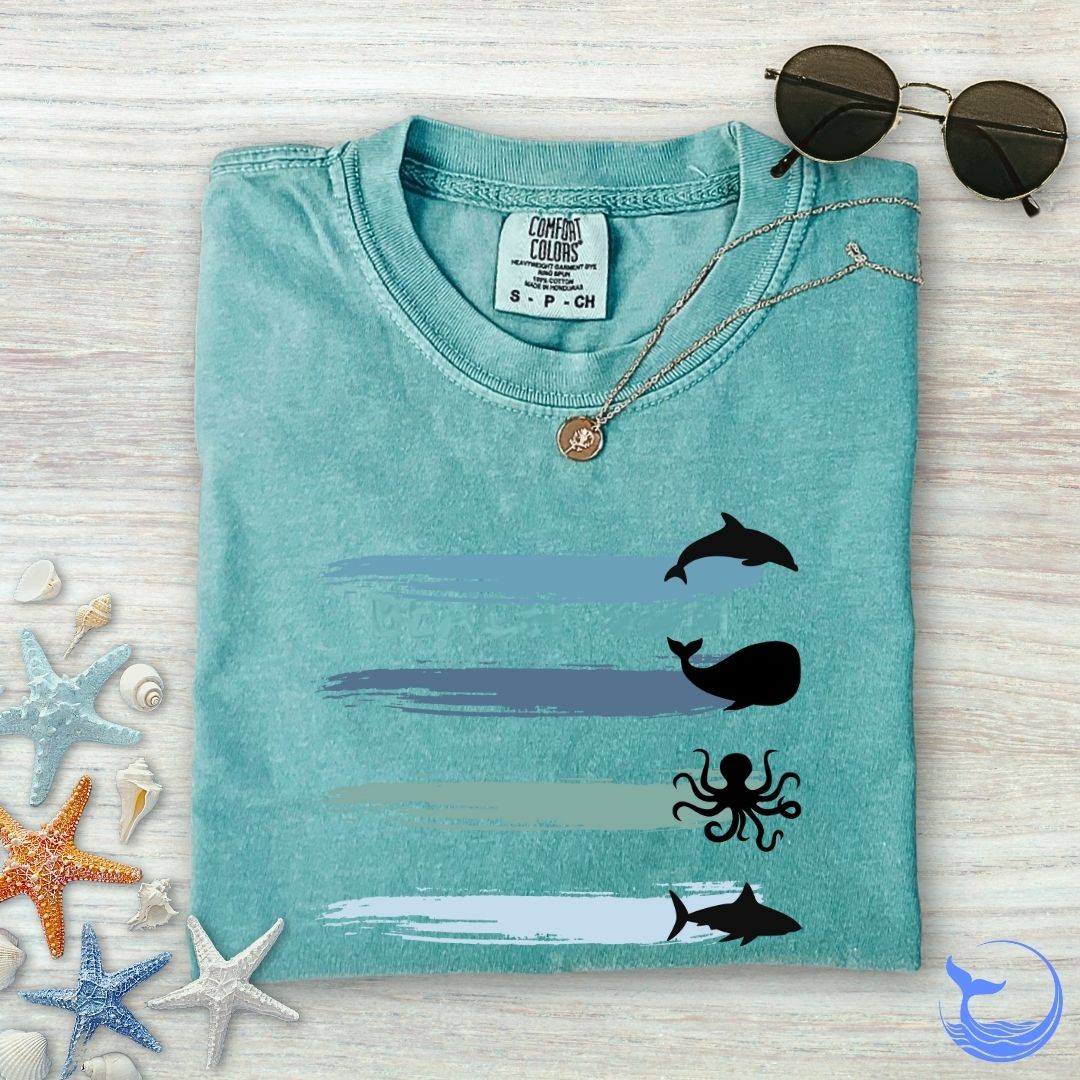 Marine Paths Comfort Colors T-Shirt