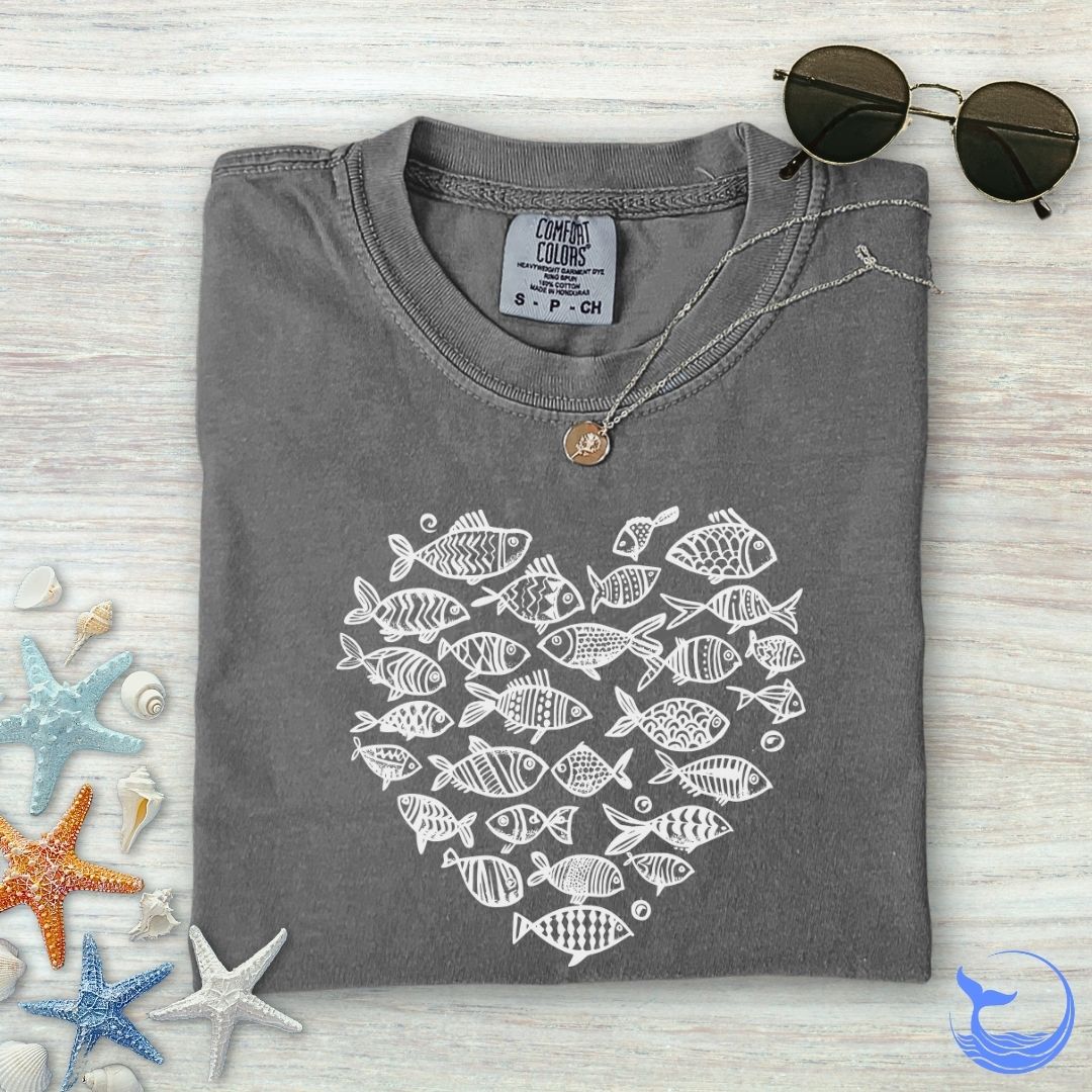 Heart Of Fish Comfort Colors T-Shirt