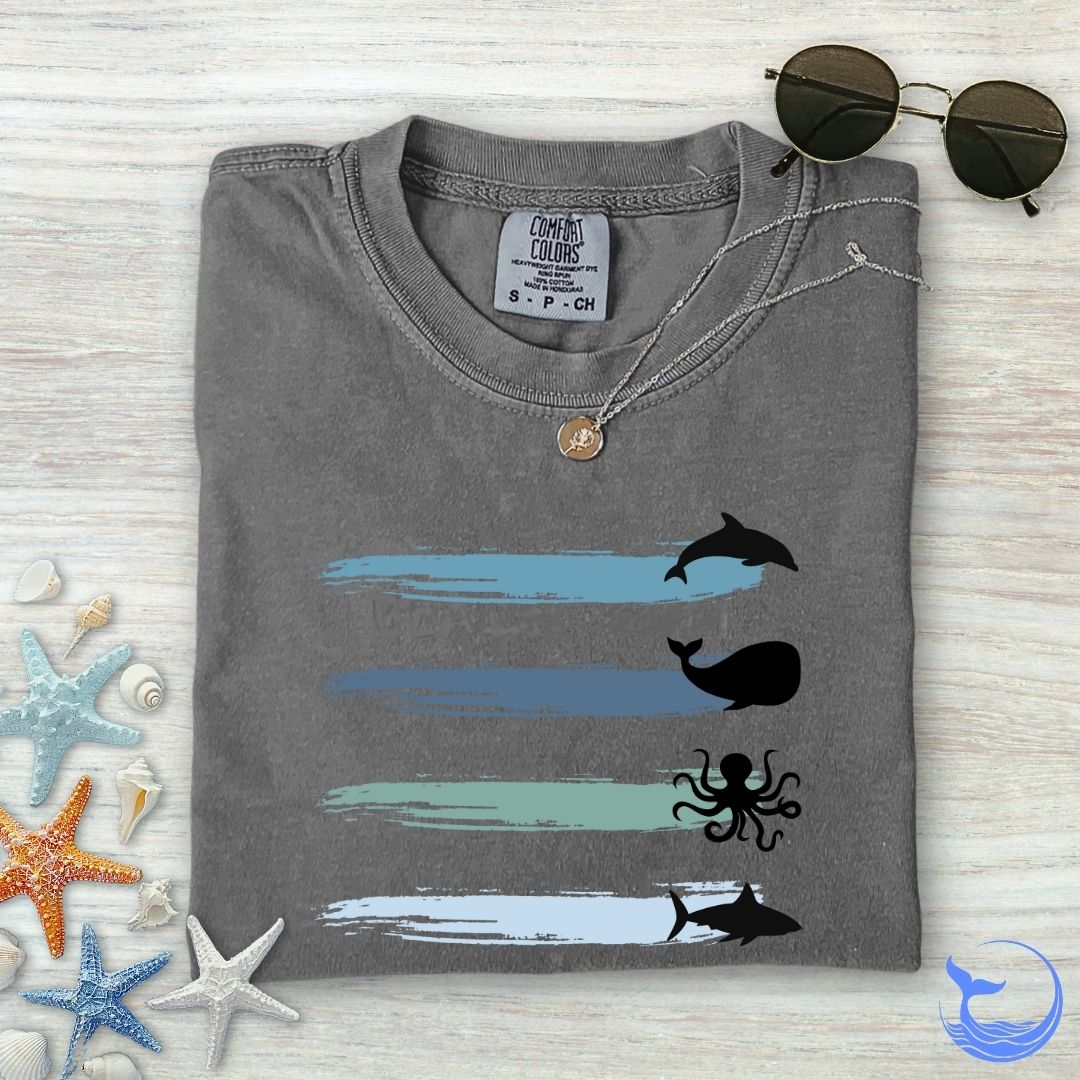 Marine Paths Comfort Colors T-Shirt