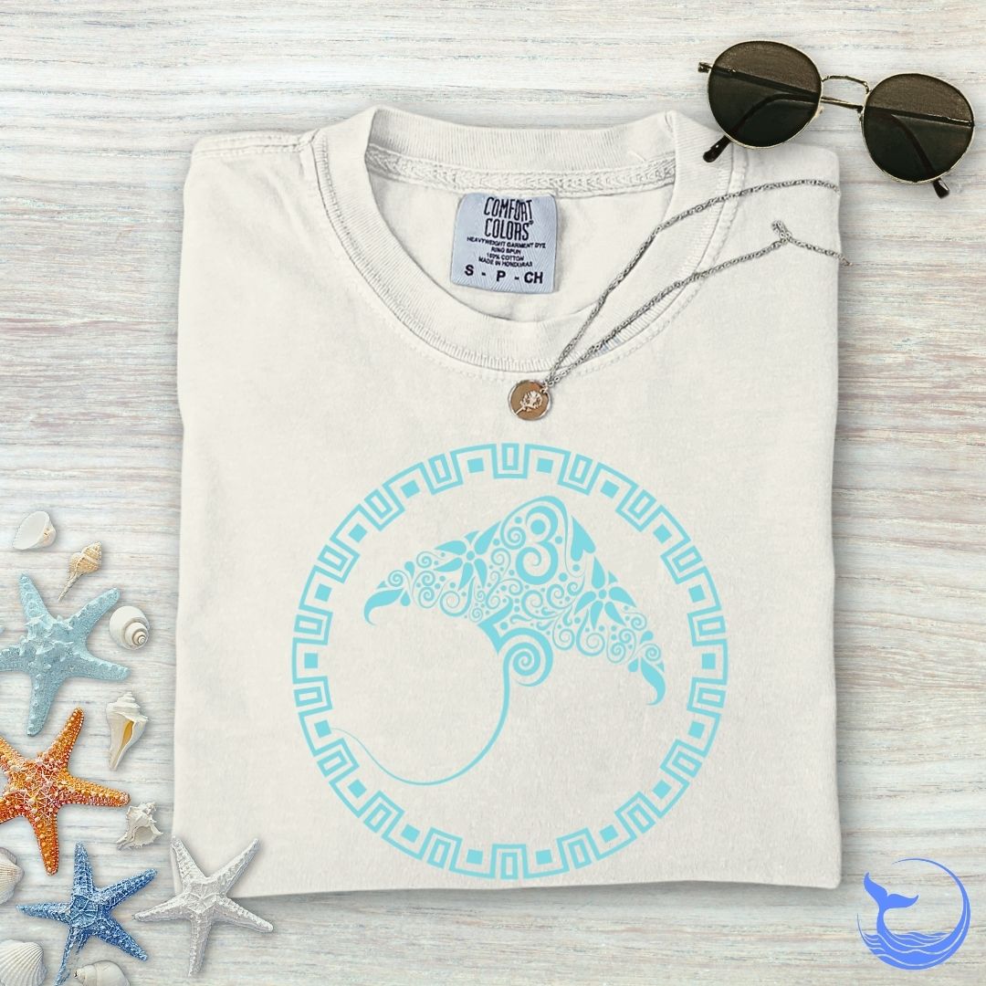Tribal Manta Comfort Colors T-Shirt