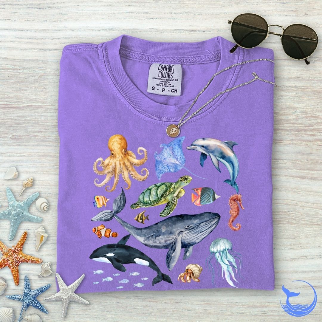 Marine Life Comfort Colors T-Shirt