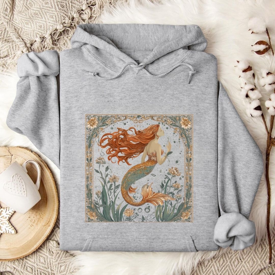 Mermaid Art Nouveau Hoodie