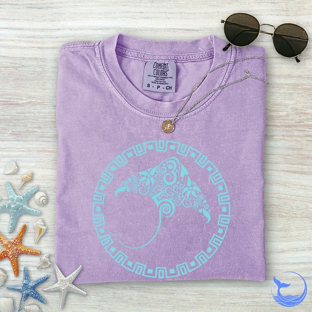 Tribal Manta Comfort Colors T-Shirt