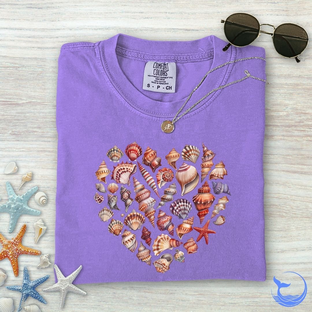 Heart Of Shells Comfort Colors T-Shirt