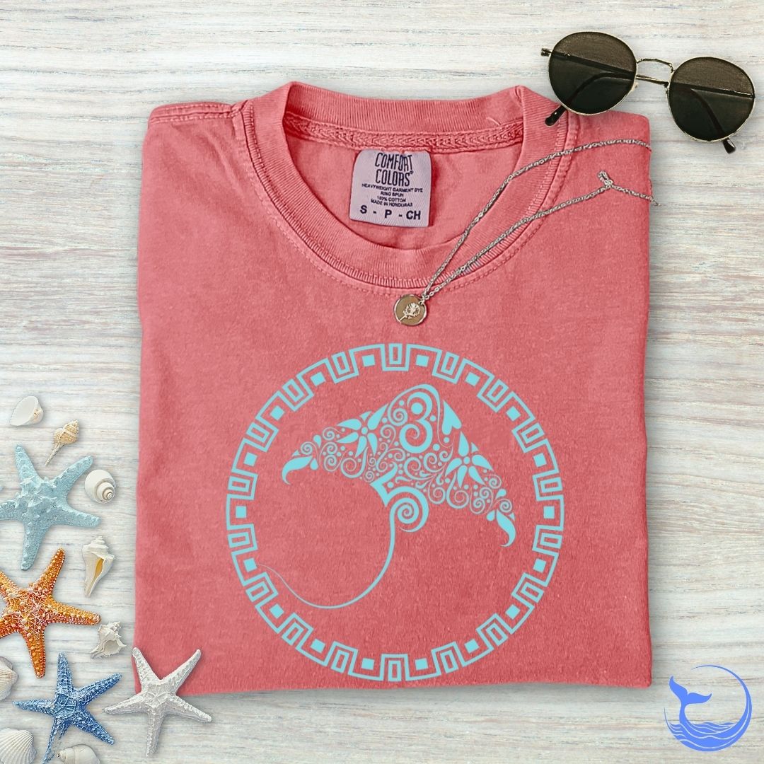 Tribal Manta Comfort Colors T-Shirt