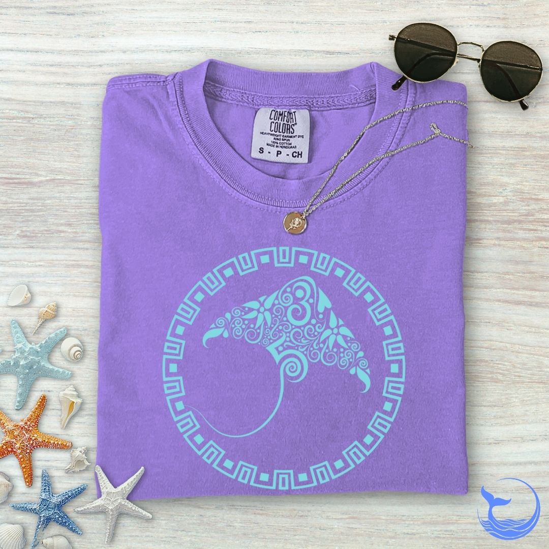 Tribal Manta Comfort Colors T-Shirt