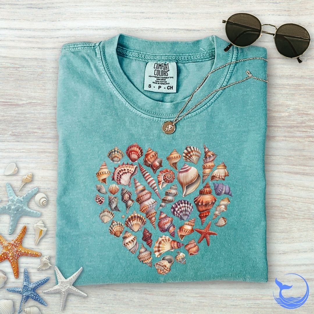 Heart Of Shells Comfort Colors T-Shirt