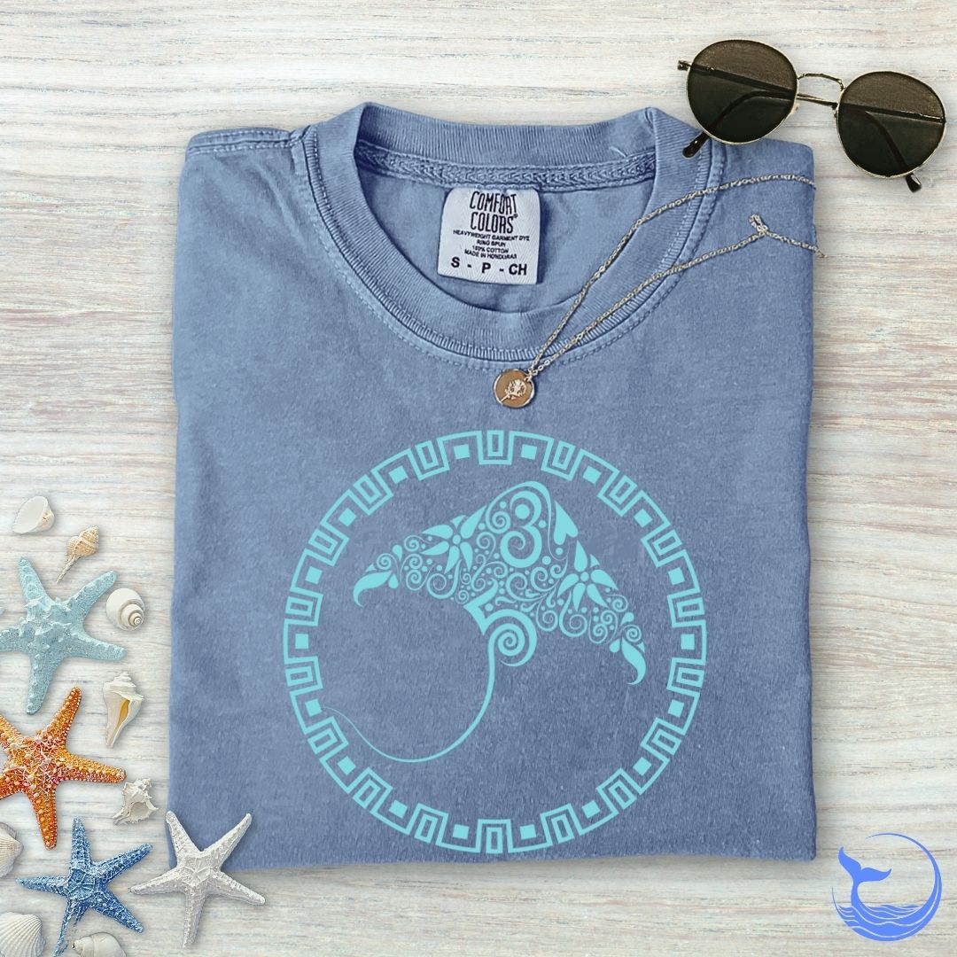 Tribal Manta Comfort Colors T-Shirt