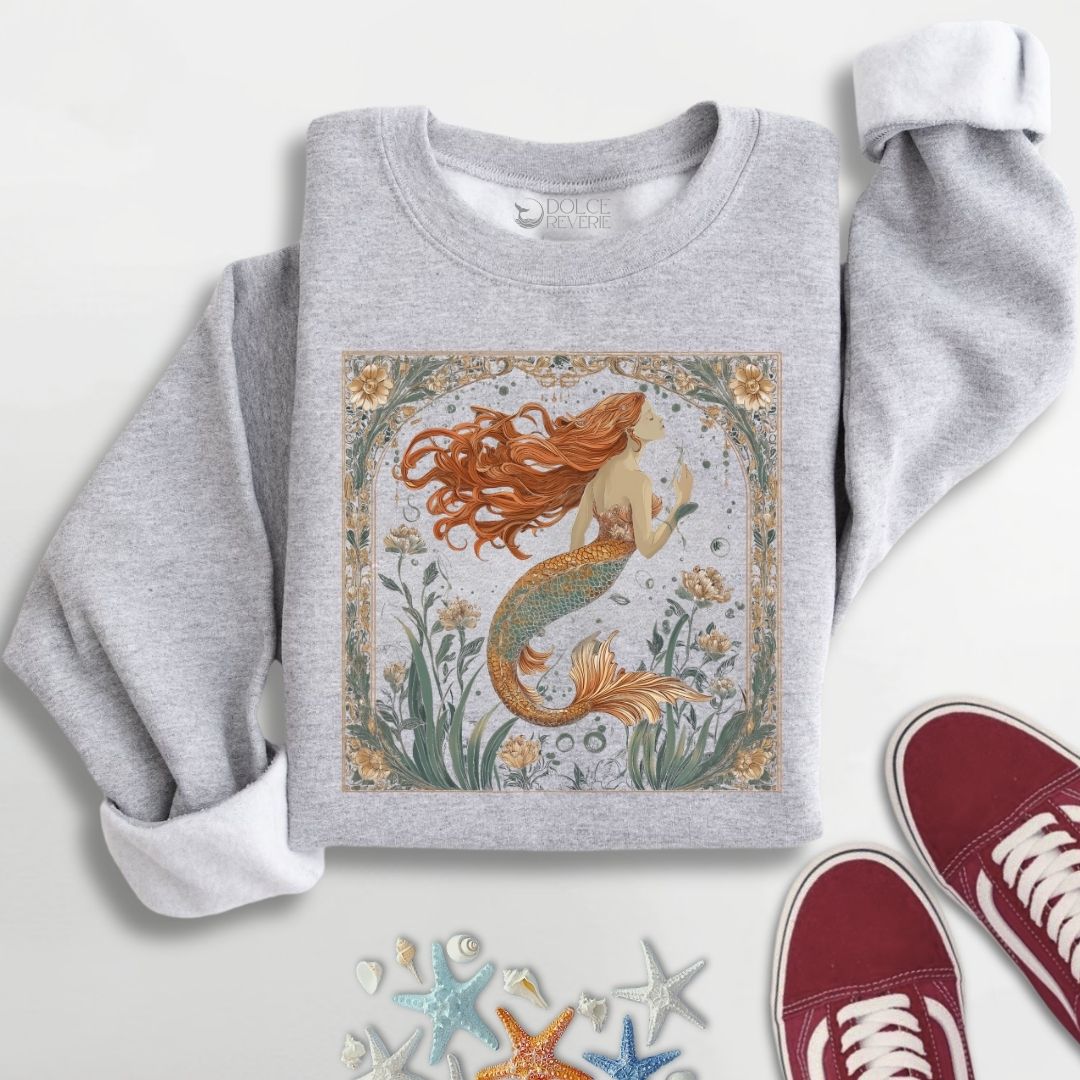 Mermaid Art Nouveau Sweatshirt