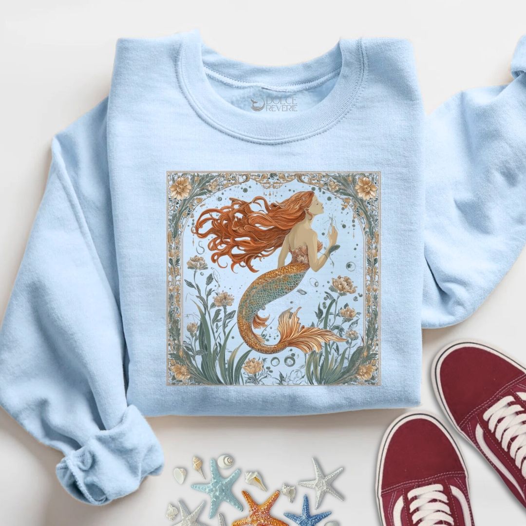 Mermaid Art Nouveau Sweatshirt