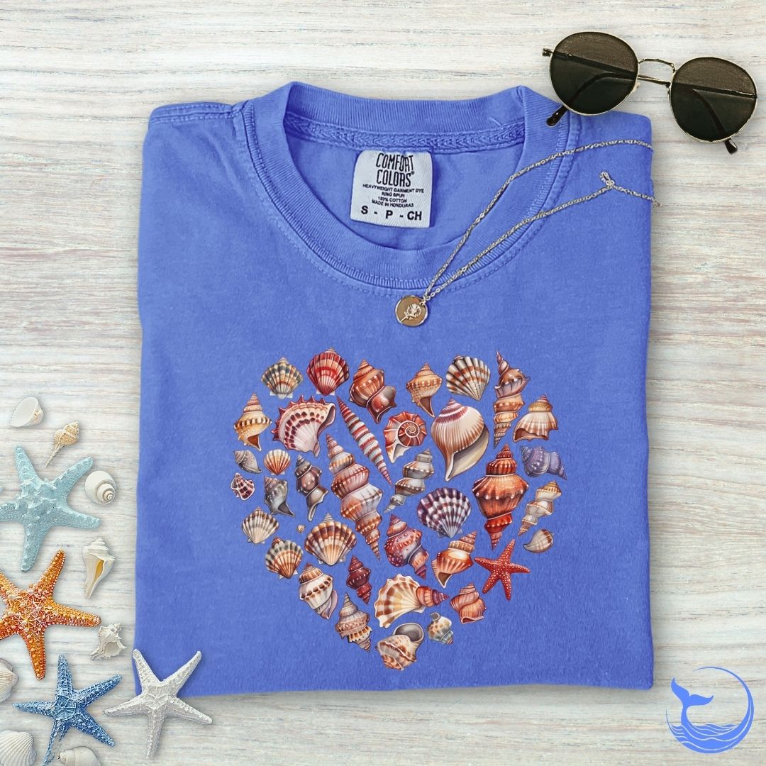 Heart Of Shells Comfort Colors T-Shirt