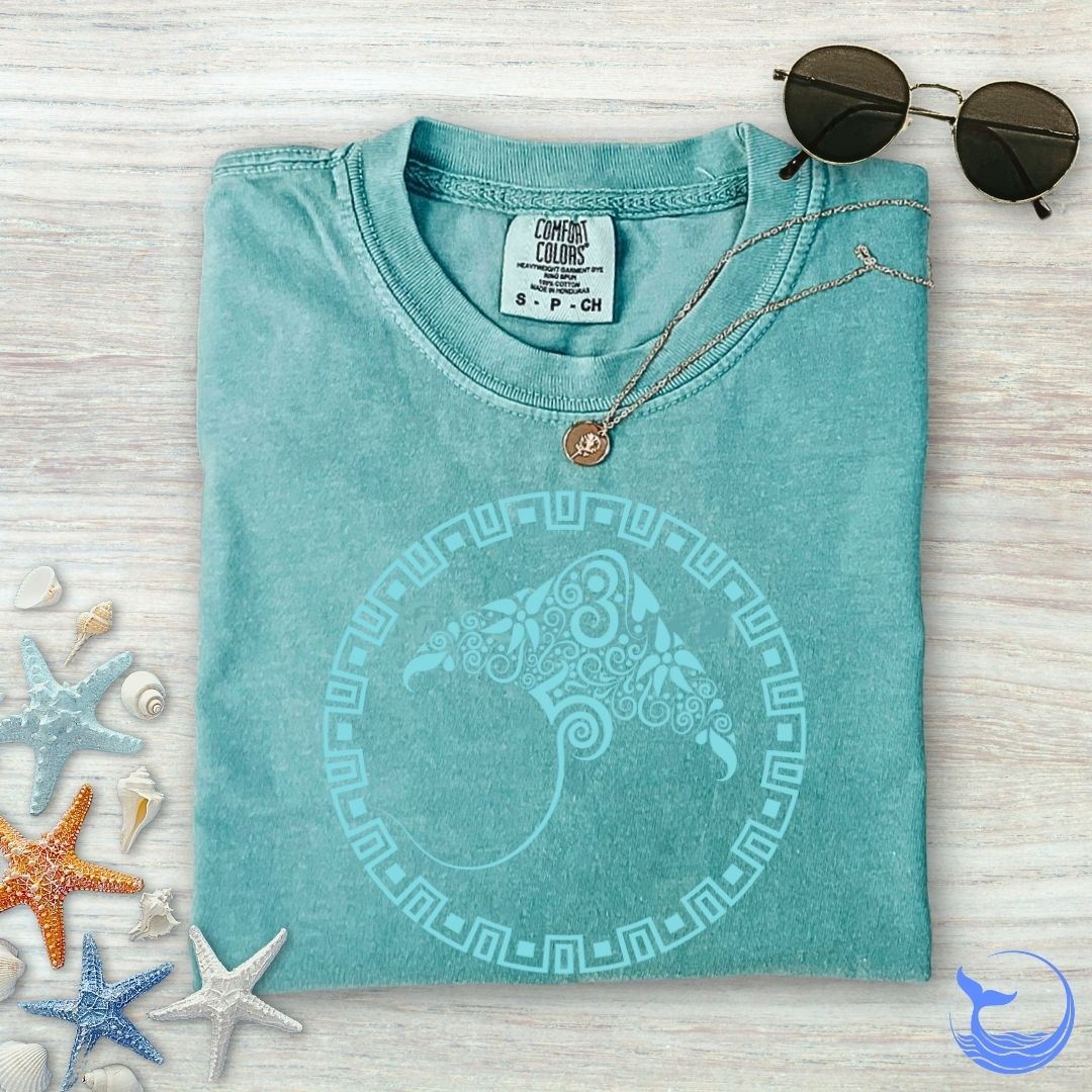 Tribal Manta Comfort Colors T-Shirt