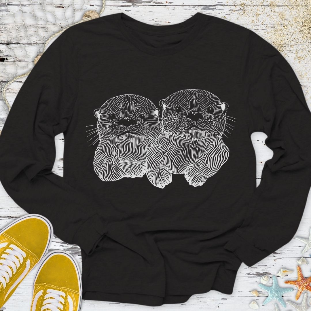 Happy Otters Long Sleeve Tee