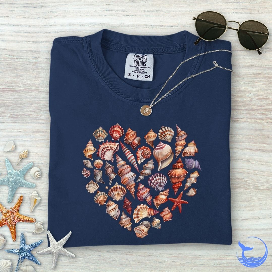 Heart Of Shells Comfort Colors T-Shirt