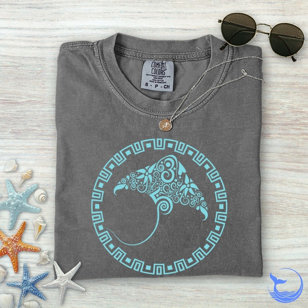 Tribal Manta Comfort Colors T-Shirt