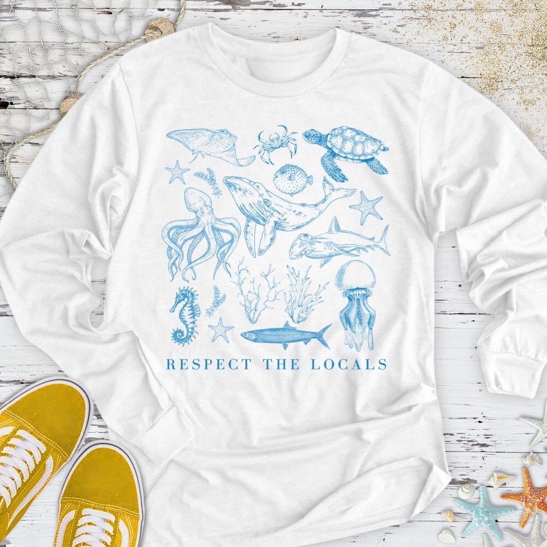 Respect The Locals Long Sleeve Tee