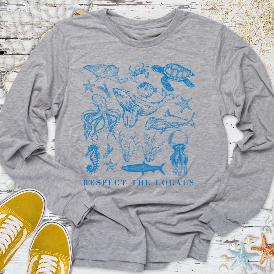 Respect The Locals Long Sleeve Tee