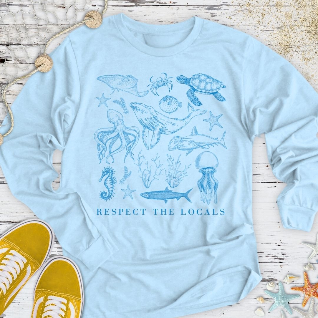 Respect The Locals Long Sleeve Tee
