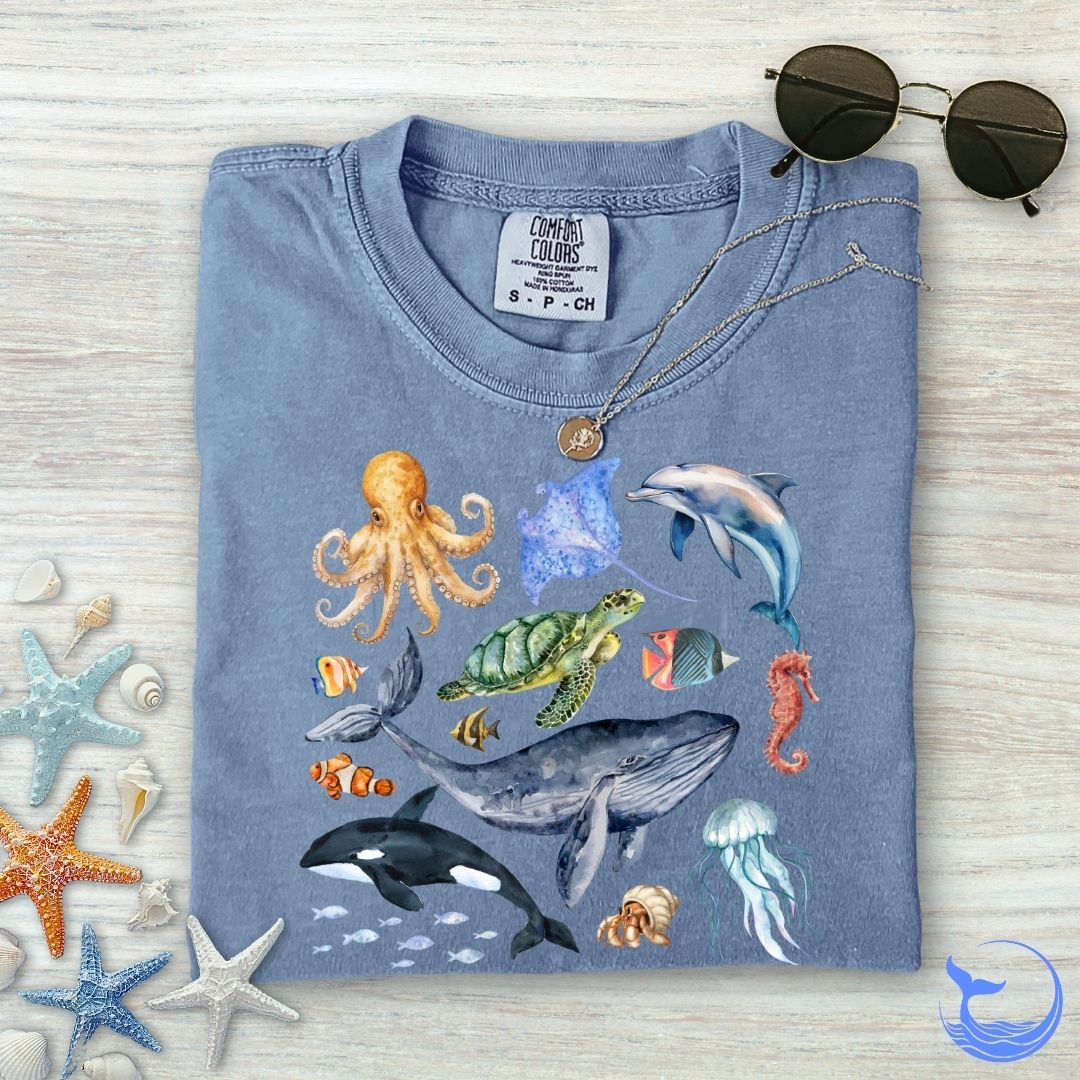 Marine Life Comfort Colors T-Shirt