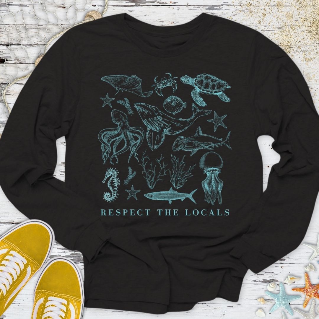 Respect The Locals Long Sleeve Tee