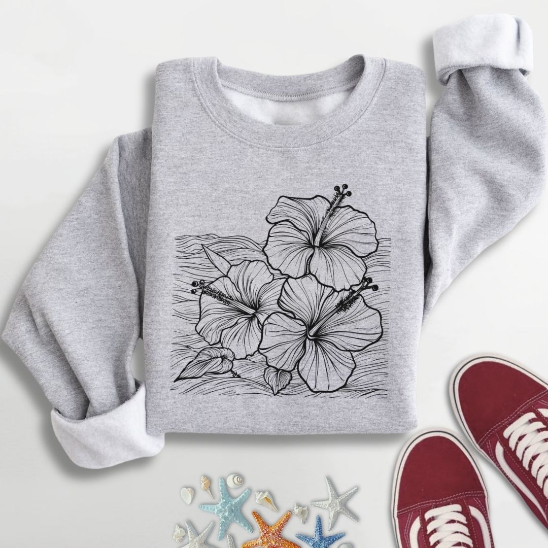 Hibiscus & Waves Sweatshirt