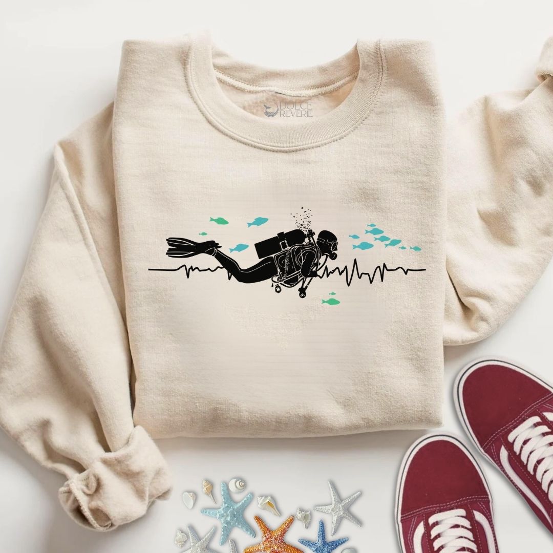 I Heart Scuba Diving Sweatshirt